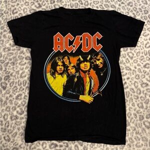 AC/DC Women's Black Graphic Tee - Short Sleeve